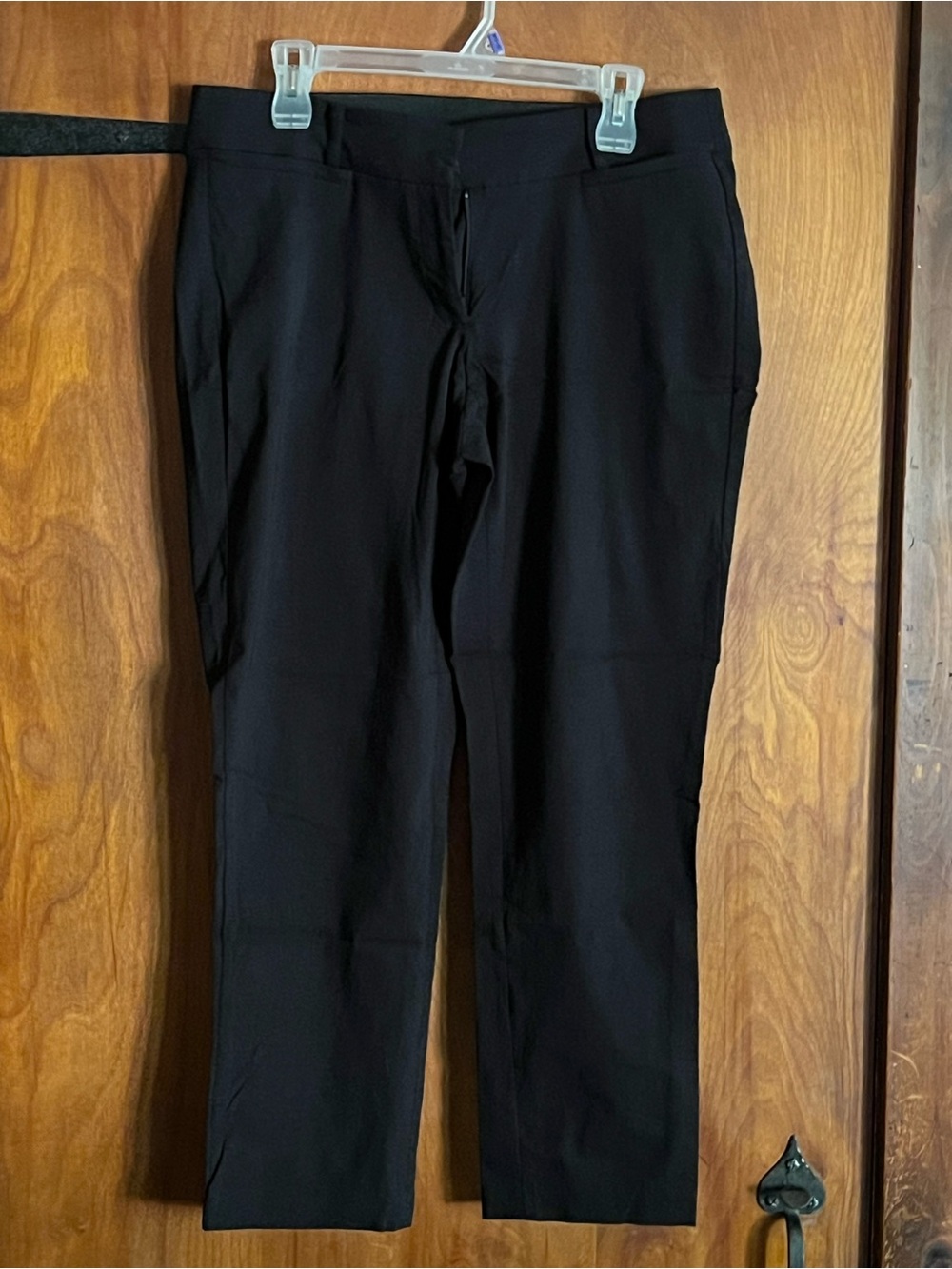 Woman’s Black Stretch Dress Pants - Classic Straight Fit